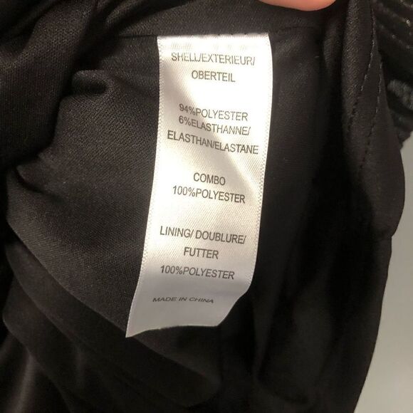 hailey logan by adrianna papel size medium black and silver glittery metallic sh - Picture 3 of 12